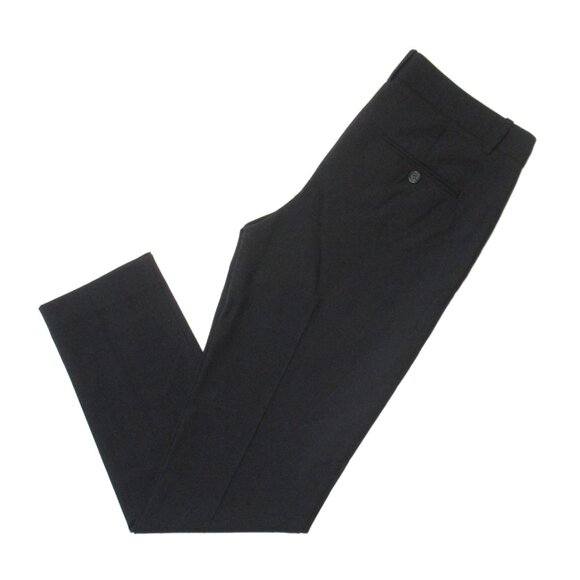 Theory Testra 2B Edition Black Slim-Leg Wool Pants Size 10 - Picture 8 of 8